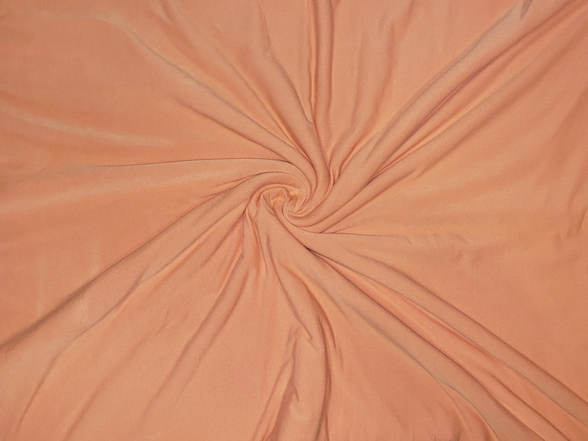 Peach Mini Strawberry Double Brushed Jersey Knit Fabric – Fabric Depot