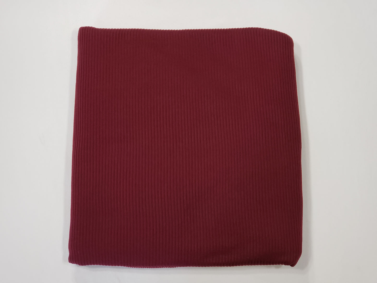 Burgundy Rib Knit