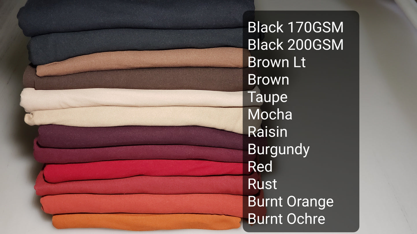 Coral Double Brushed Poly