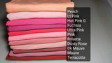 Mauve Double Brushed Poly