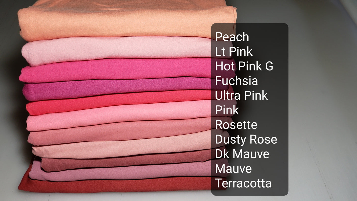 Peach Double Brushed Poly