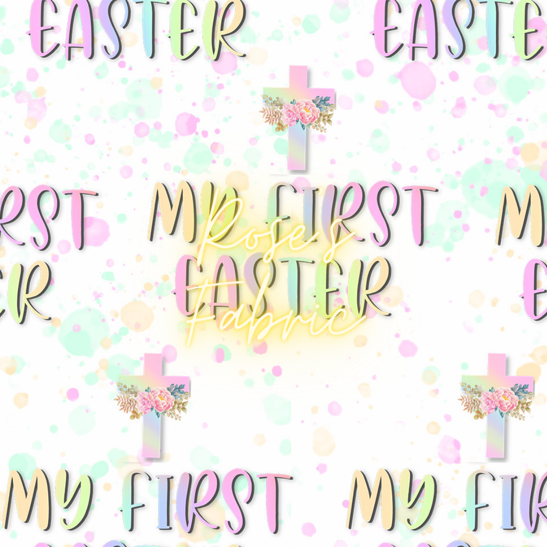 My First Easter Floral Seamless File