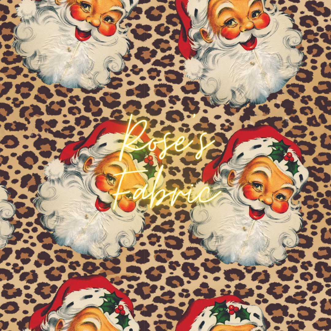 Cheetah Santa Seamless File