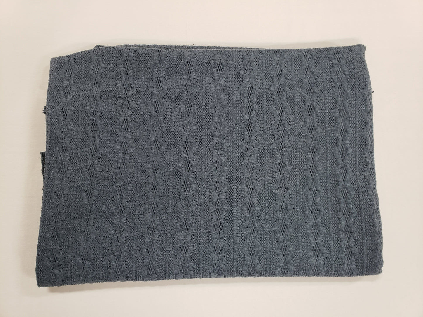 Denim Cable Knit