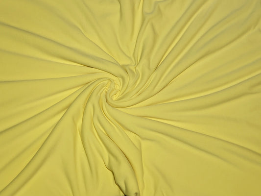 Lemon Double Brushed Poly (New)