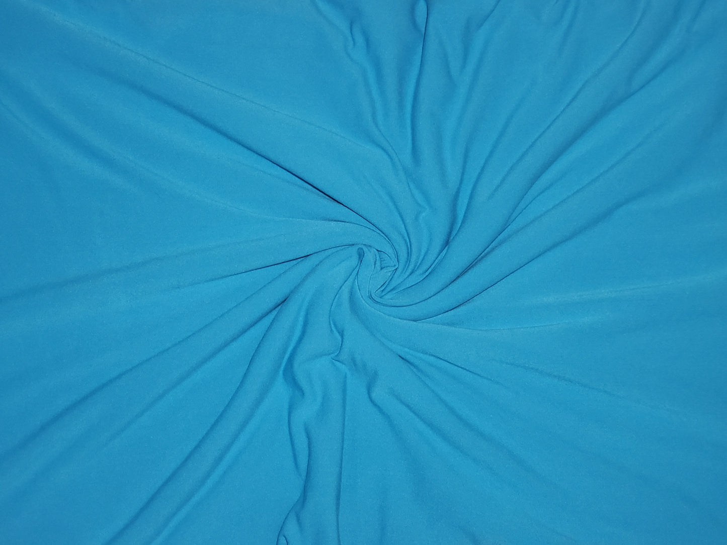 Aqua Blue Double Brushed Poly