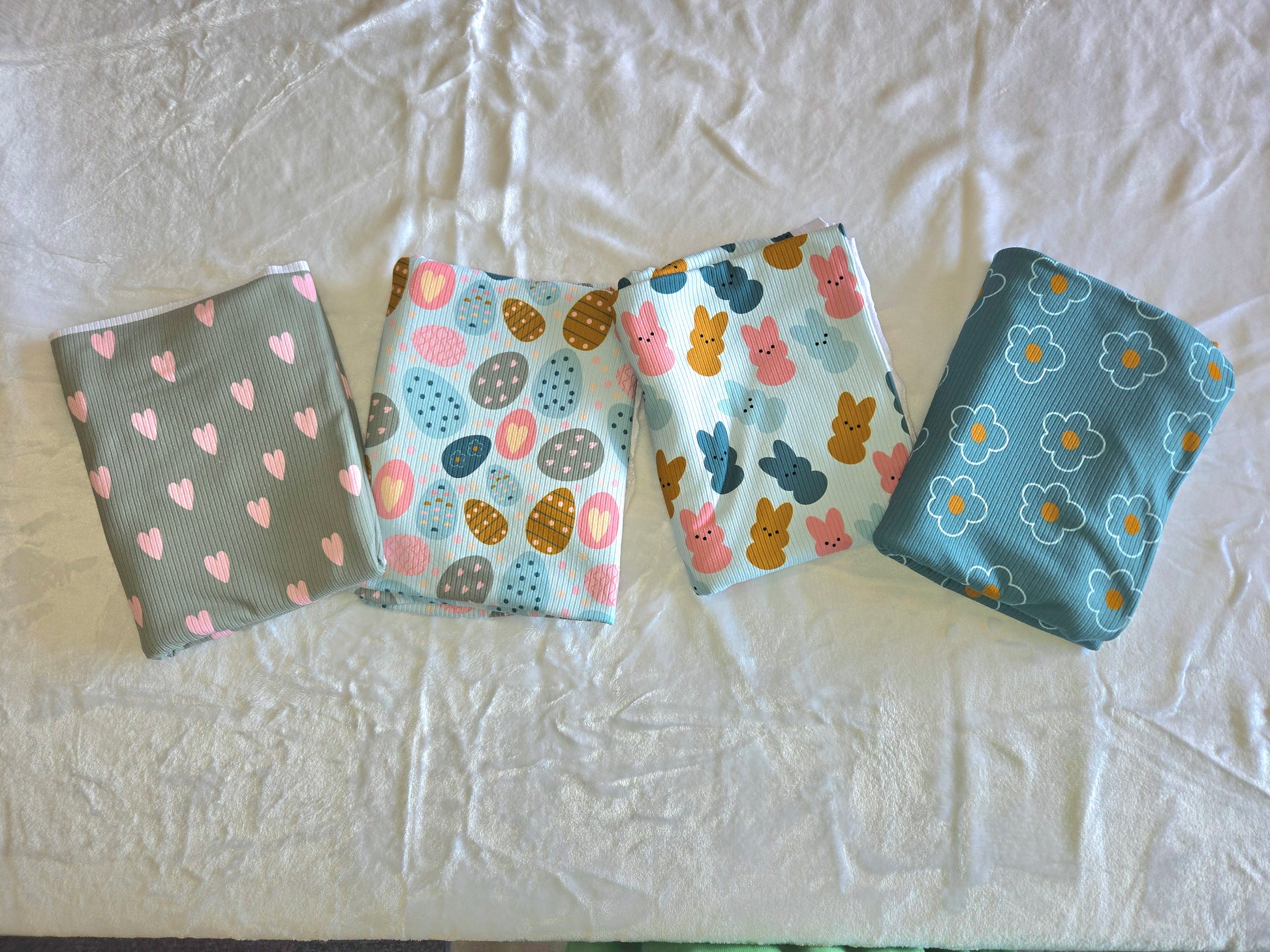 Easter Drop- Light Blue - Rose's Fabrics And Handmade