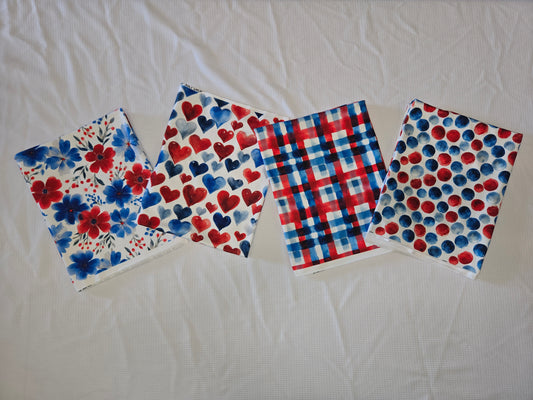 4th of July Drop- Watercolor