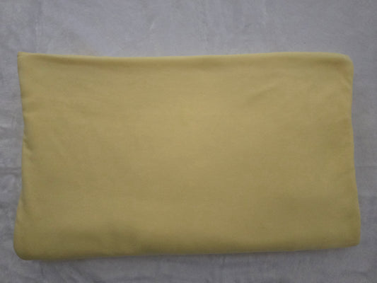Butter Yellow Double Brushed Poly