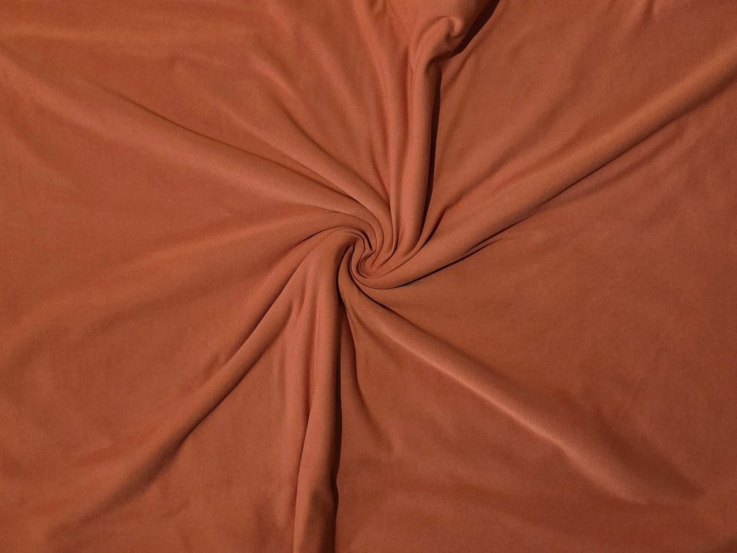 Orange Burnt New Double Brushed Poly