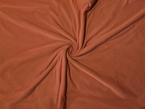 Orange Burnt New Double Brushed Poly