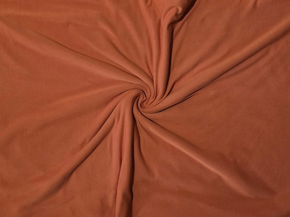 Orange Burnt New Double Brushed Poly