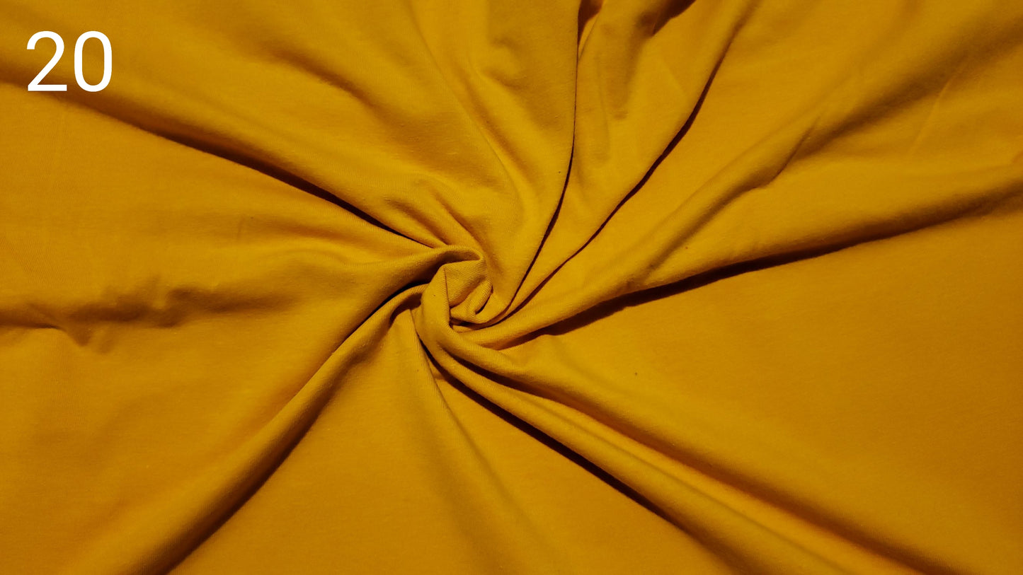 Dark Mustard Cotton Lycra