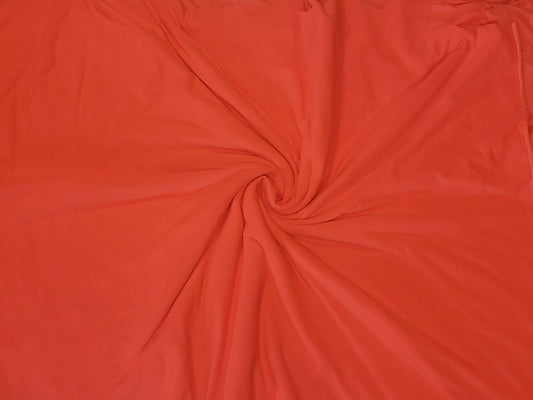 Neon Orange Double Brushed Poly