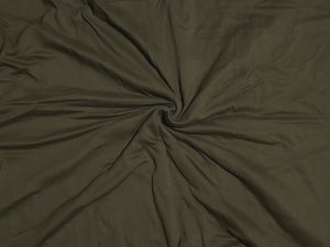 Olive Dark Double Brushed Poly