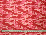 Pink Camo (220GSM Weight) Double Brushed Poly
