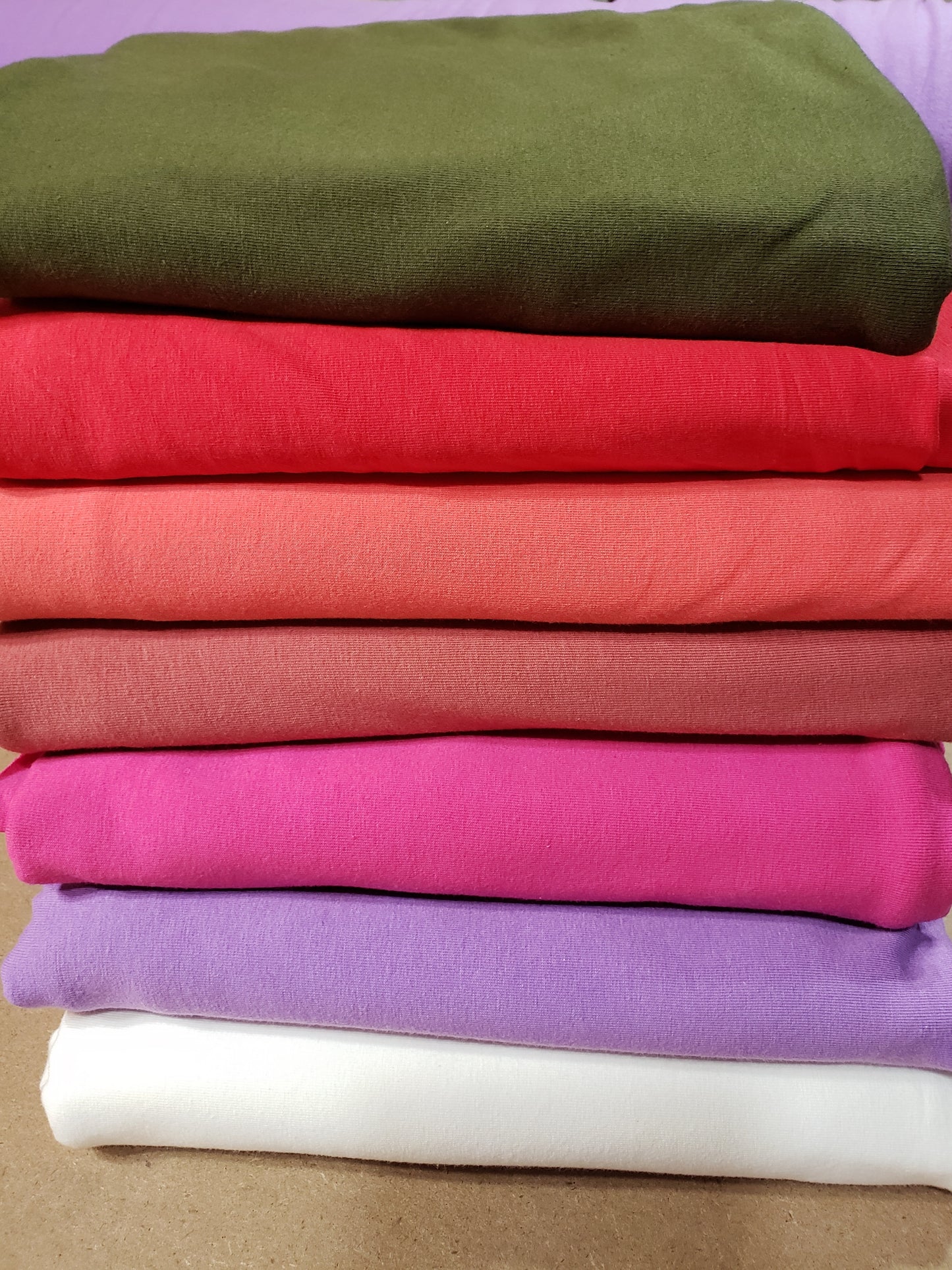 Olive Cotton Lycra