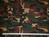Forest Olive Camouflage Double Brushed Poly