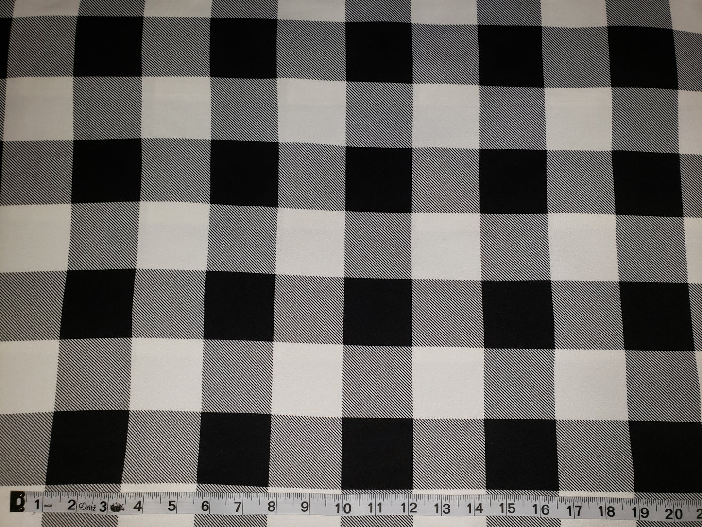 Buffalo Plaid Black/Ivory DBP