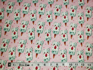 Mouse Popsicle  Cotton Lycra