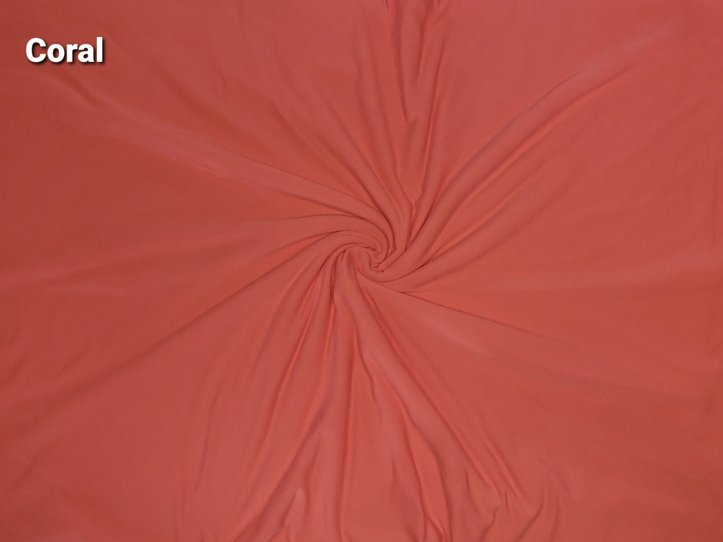 Coral Double Brushed Poly