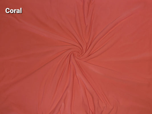 Coral Double Brushed Poly