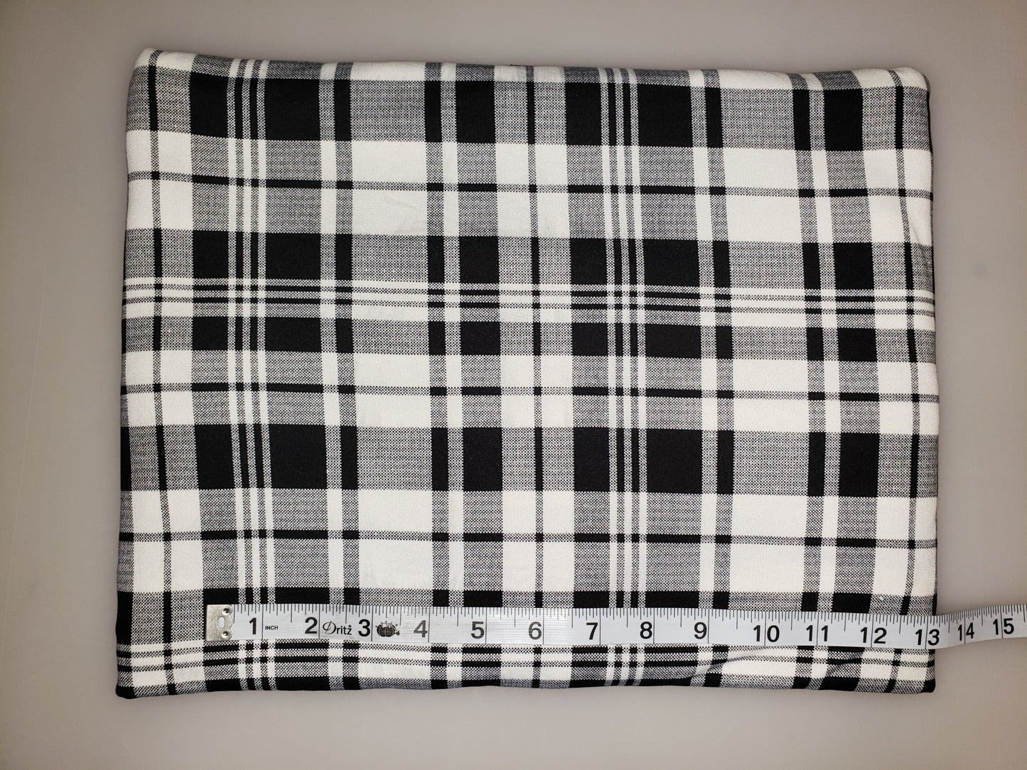Ivory/Black Plaid DBP