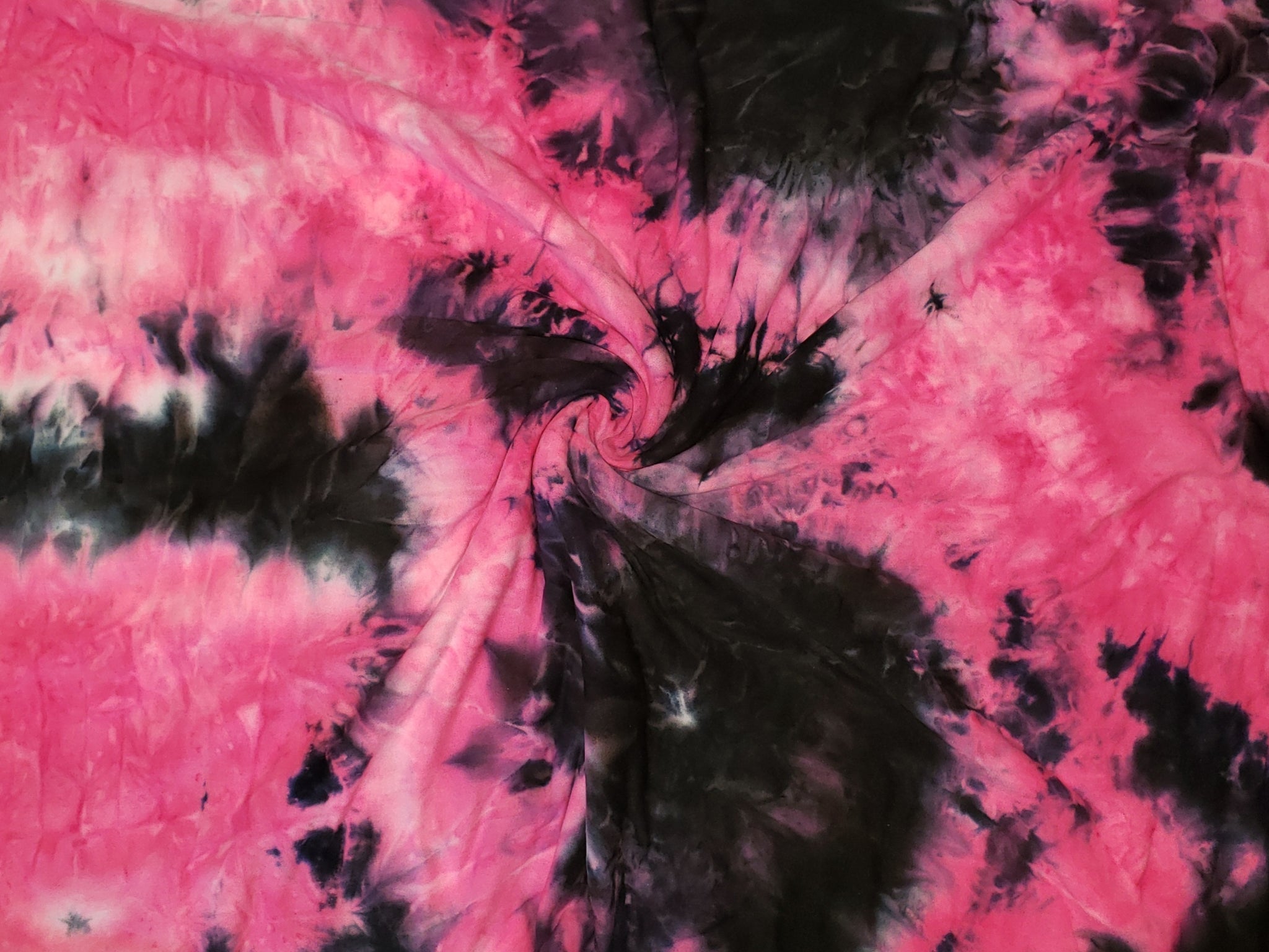 Neon Pink/Black Tie Dye DBP – Rose's Fabrics And Handmade