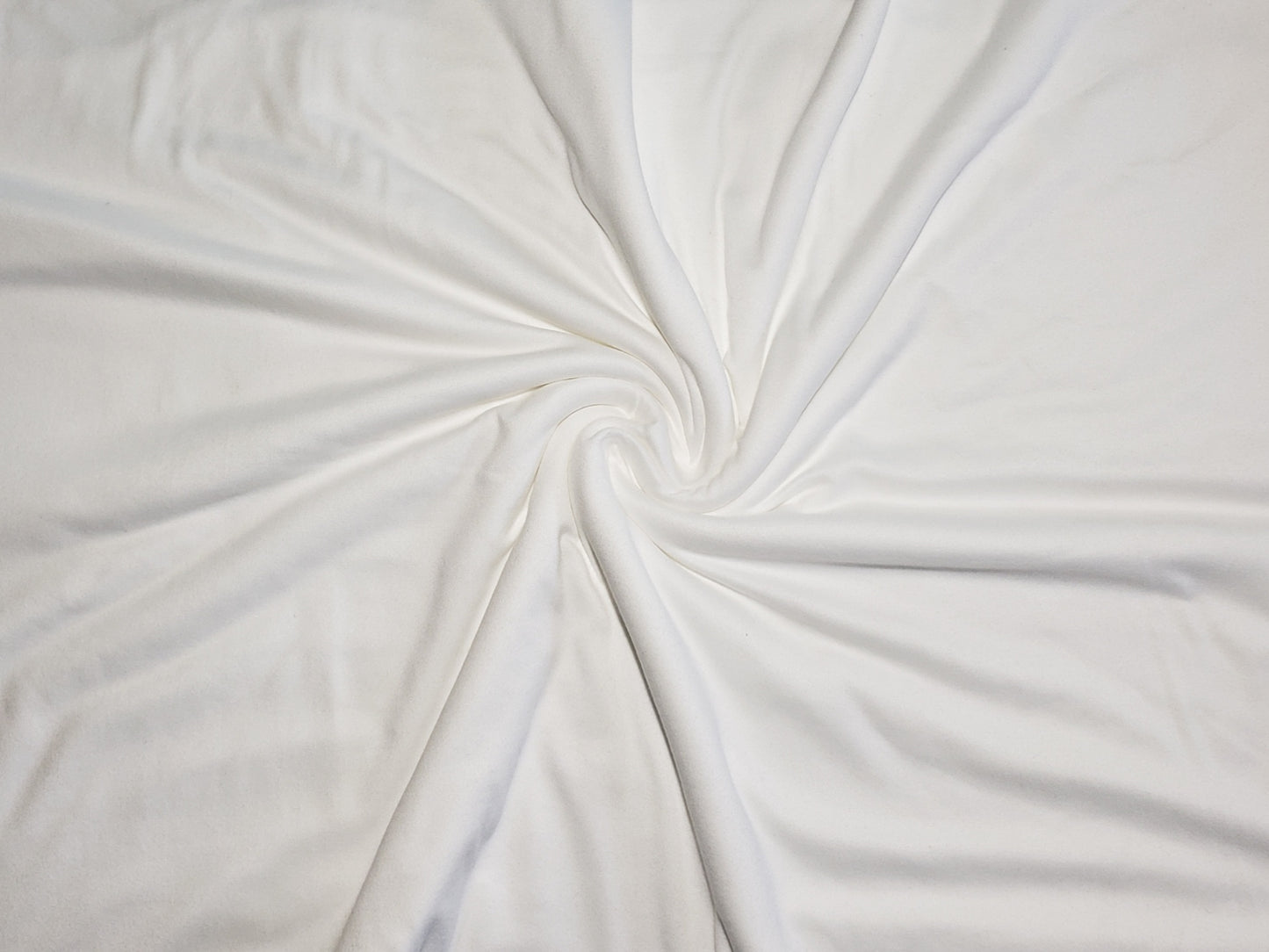 210GSM White Double Brushed Poly