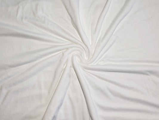 210GSM White Double Brushed Poly