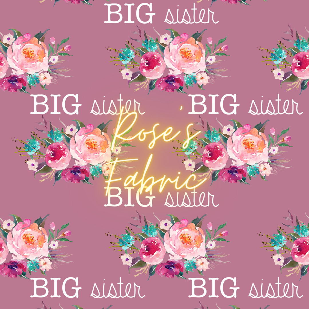 Big Sister Floral Seamless File