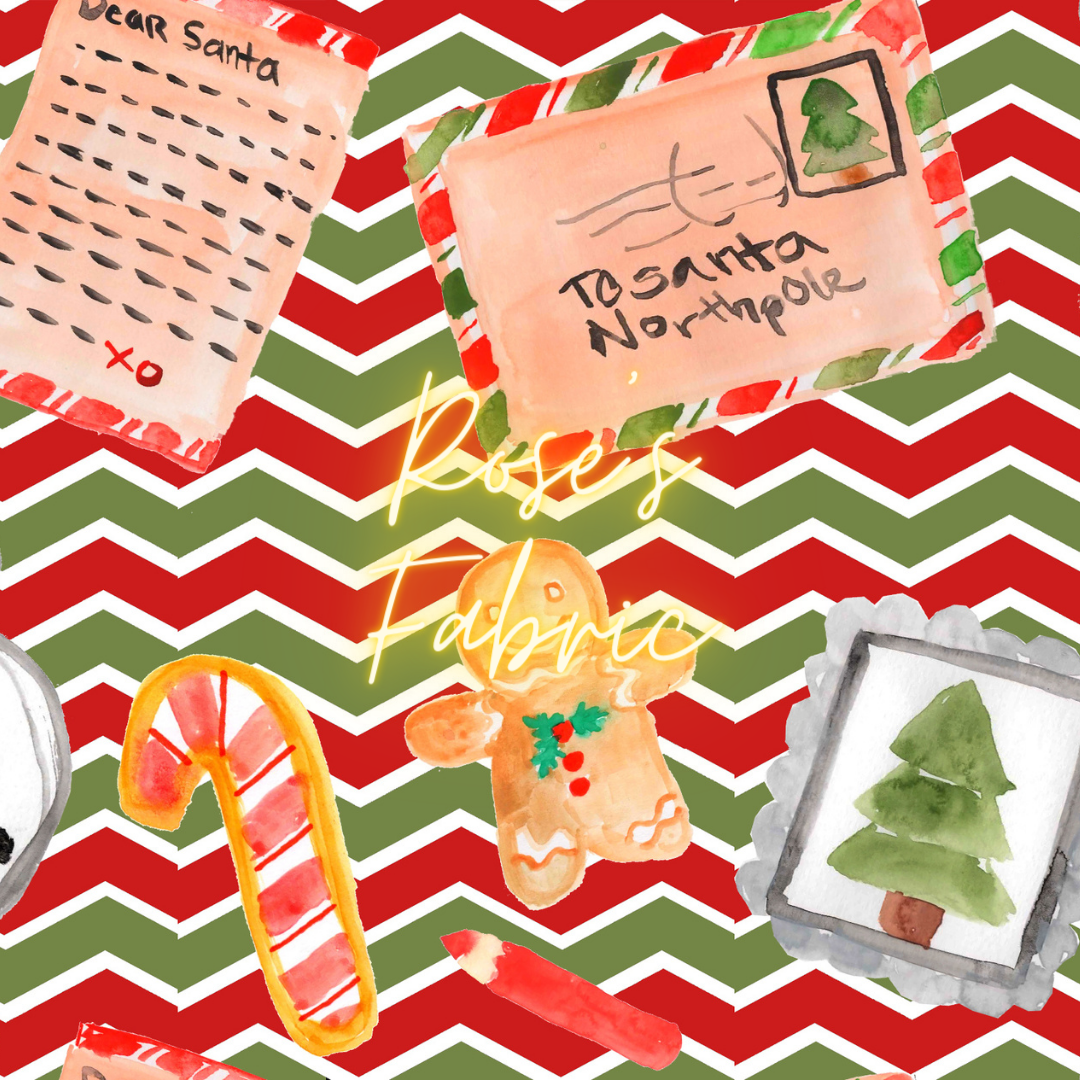 Christmas Letter Santa Seamless File