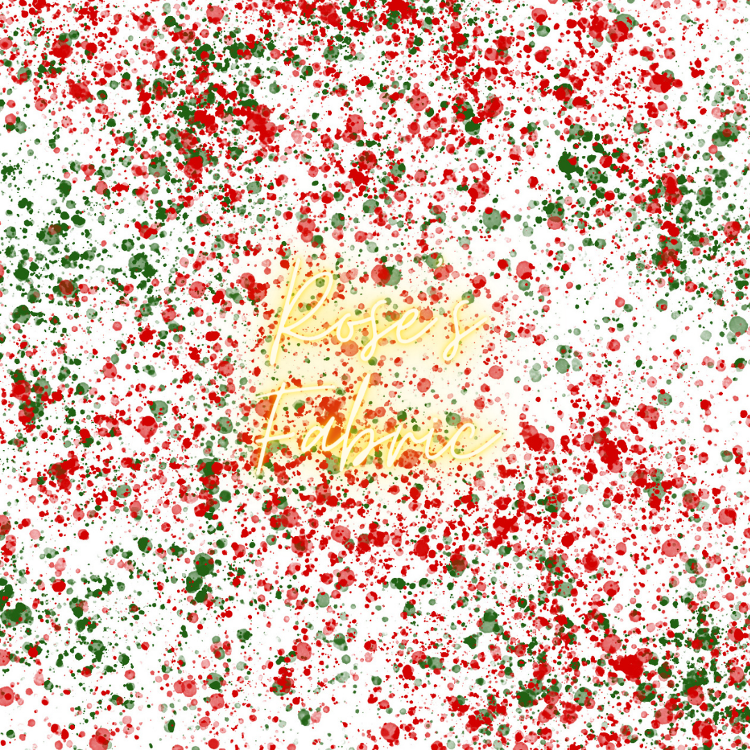 Christmas Paint Splatter Seamless File
