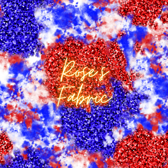 Red White Blue Sparkle Seamless File