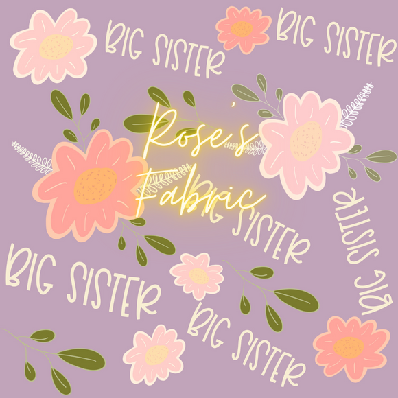 Big Sister Floral Seamless File