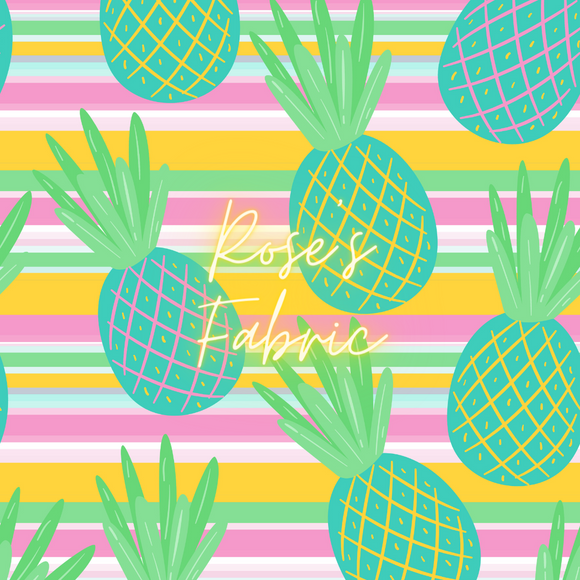 Pineapple Stripes Seamless File