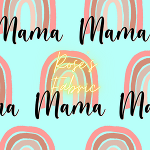 Mama seamless pattern