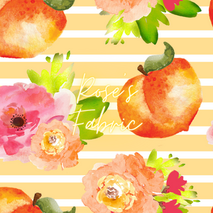 Peaches & Floral Seamless File
