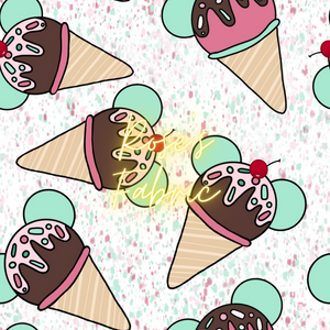Ice Cream Cone Seamless File
