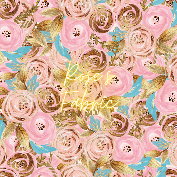Gold Roses Seamless File