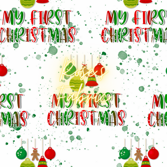 My First Christmas Seamless File