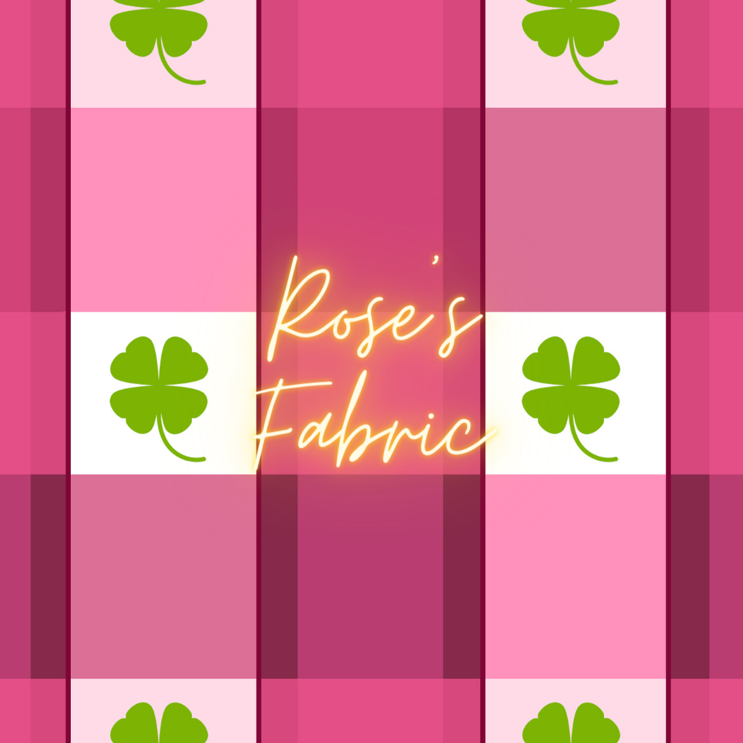 Four Leaf Clover Plaid Seamless File