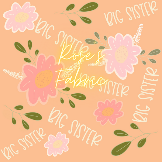 Big Sister Floral Seamless File