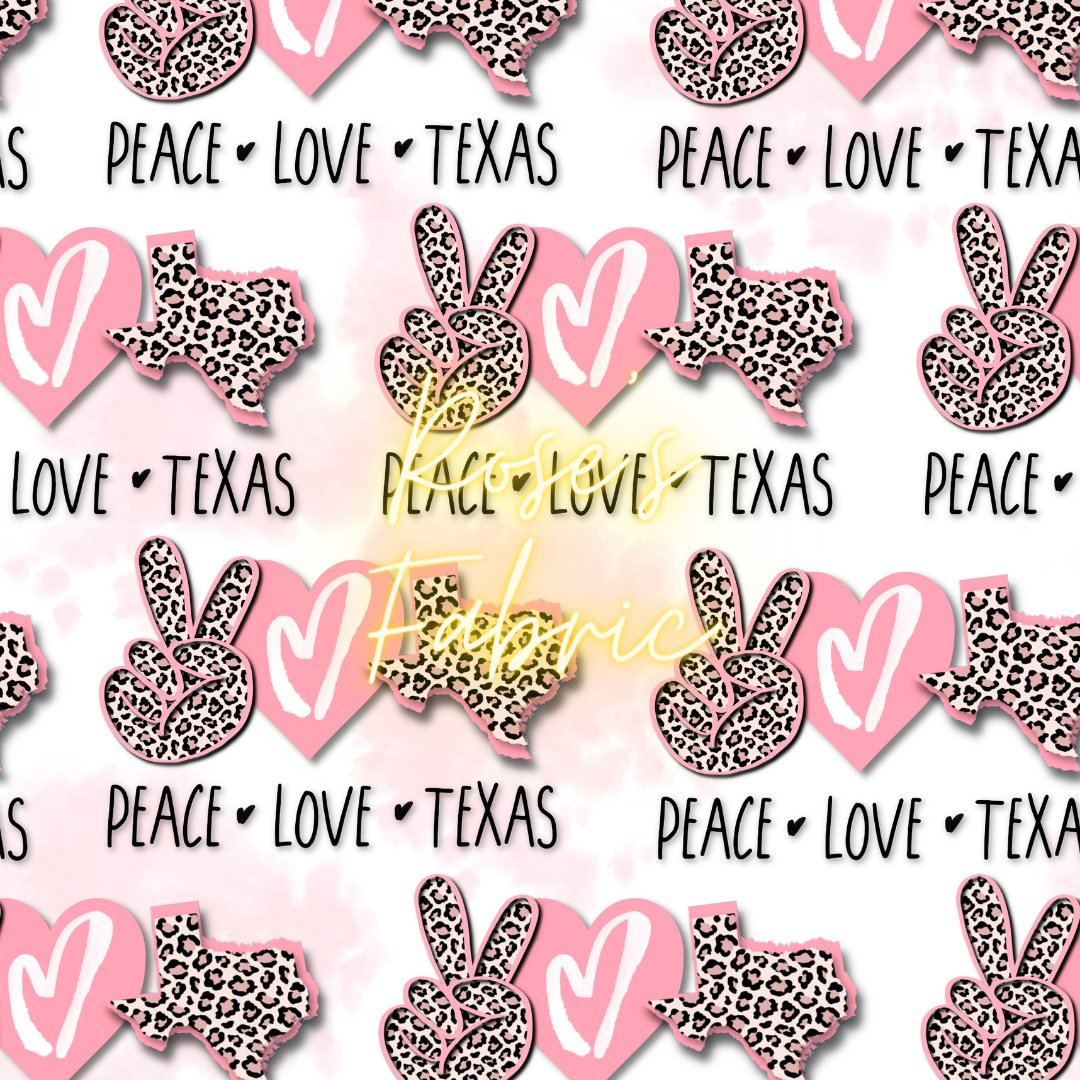 Peace Love Texas Seamless File
