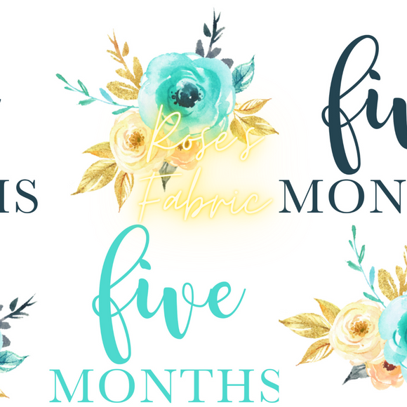 Five Months Floral Seamless File
