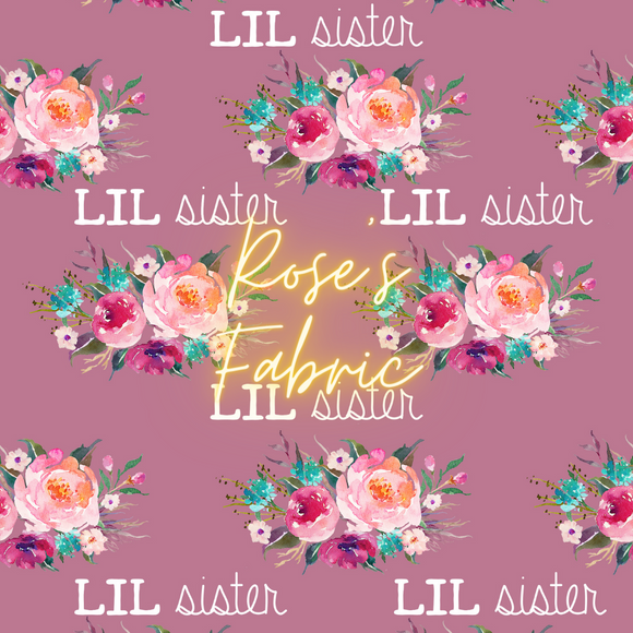 Lil Sister Floral Seamless File