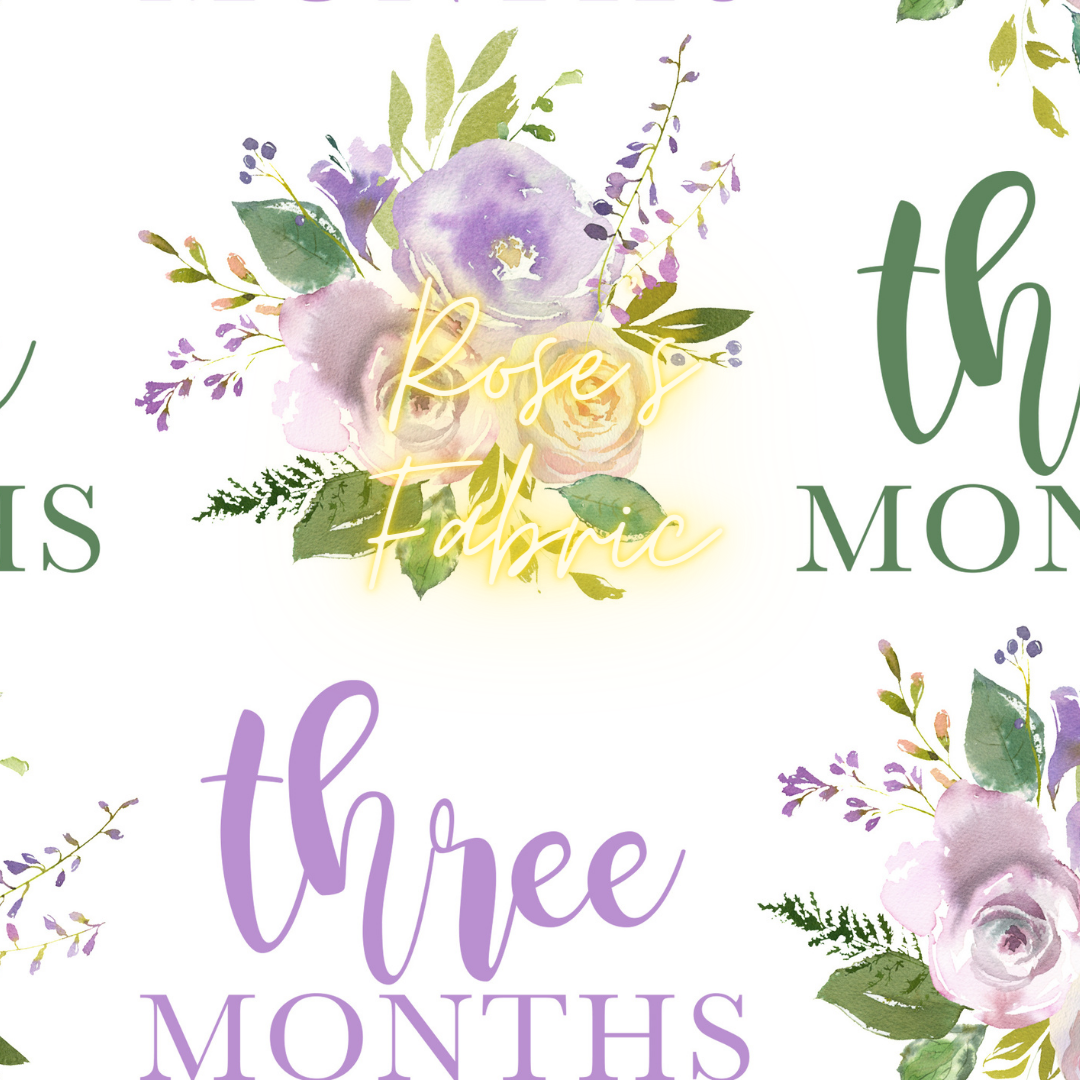Three Months Floral Seamless File