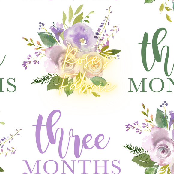 Three Months Floral Seamless File