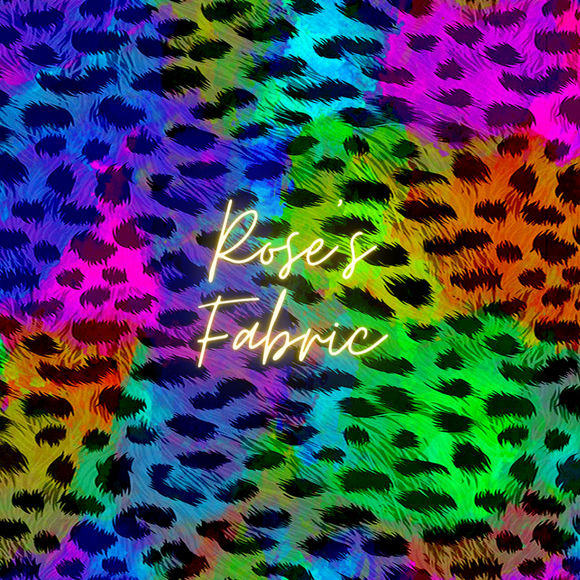 Colorful Cheetah Fur Seamless File